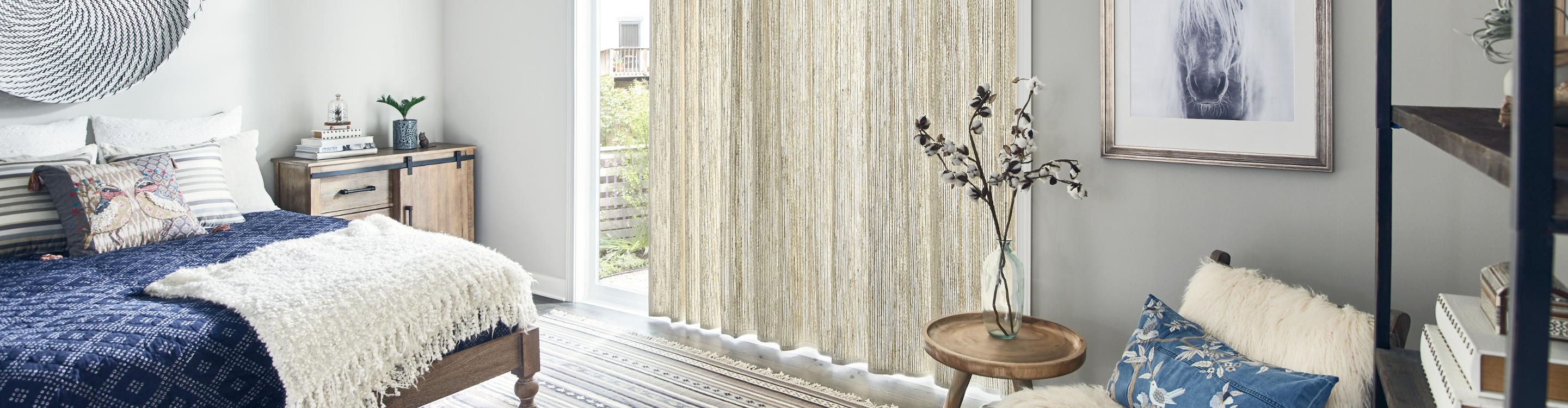 Graber window treatments display at Lippert's Carpet One 